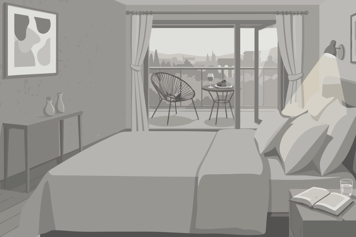 Camera Matrimoniale con Letto Supplementare
